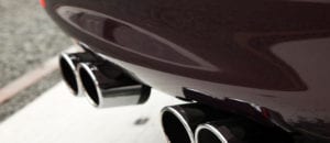 Exhaust of a vehicle.